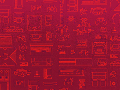 Video Game Print Design 2 design game icons illustration paper video