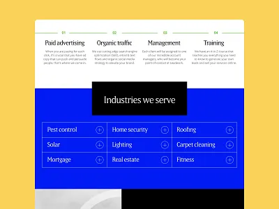 Leadwork Marketing Website design graphic design typography ui ux web design