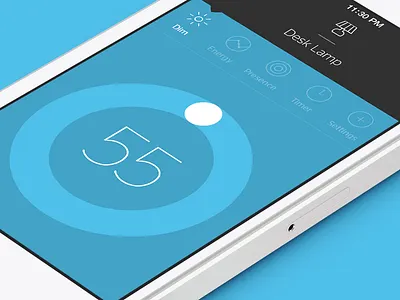 Zuli Smartplugs - Object Dimmer app connected home dim fade ios iot iphone smart plug ui ux