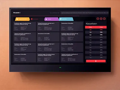 Info Screen depth flat info screen infographics infoscreen modern monitor realistic slider slideshow touch tv