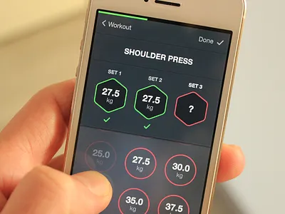 Fitness Tracker - Exercise app apple bodybuilding clean exercise fitness flat ios ios7 iphone tracker workout