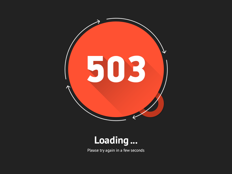 Error 503 - Loader 503 error gif loader newshub