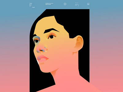 Human Maximum abstract composition design girl girl portrait girls illustration gradient map gradients illustration laconic lines minimal portrait poster vector vector portrait woman woman illustration woman portrait