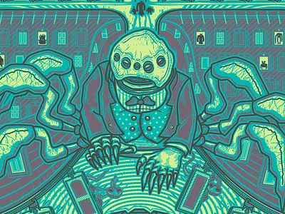 Boo! boo illustration monsters inc poster