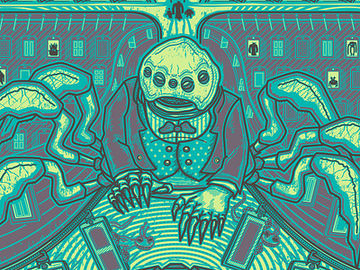 Boo! boo illustration monsters inc poster