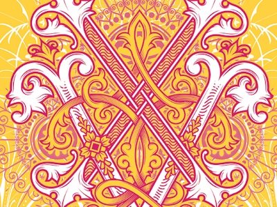 XV Monogram monogram vector xv