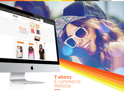 Thks' T-shirts E-commerce Website — One for One color design e commerce grid product shopping typography ui ux uxui website wireframe