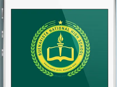 BNHS Logo app logo school seal torch