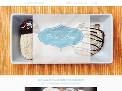[new] Sandy's Cookie Kitchen Website cookies desserts photo type website