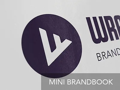 Wrado Branded Radio brand logo manual music play purple radio w