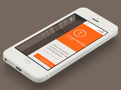 Wally Menu character sf home sensor ios7 iphone wally