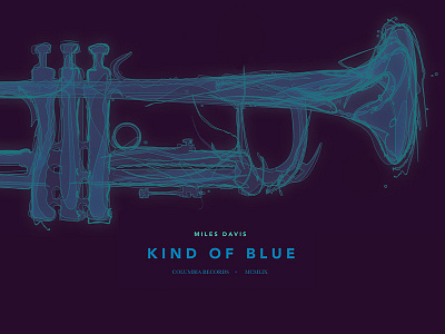 Kind Of Blue kind of blue miles davis poster