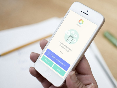 Bien.io Signup wiew bien.io clean connect facebook data driven fitness flat healthy