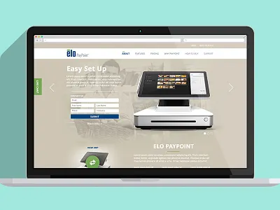 Microsite Opt2 design jsteinberg ui ux web