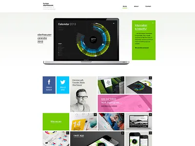Bureau Oberhaeuser Homepage Redesign bureau homepage interface portfolio ui ux