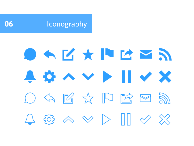 Disqus Brand & Style Guide animated branding disqus gif icons logo style guide typography