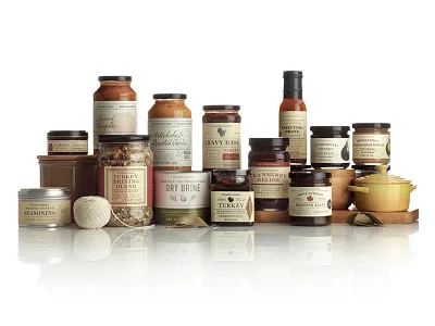 Williams-Sonoma Thanksgiving artisan condiment food packaging sauce thanksgiving