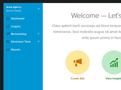 Redesign application platform web application