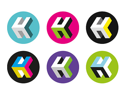 Personal logo brand branding circle design heath lewis logo logo design monogram round