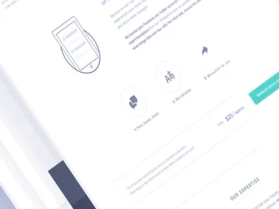 Services Page WIP blueish entypo light grey proximal services space website white