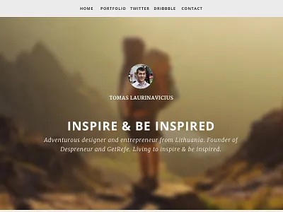 Personal Blog blog personal web design