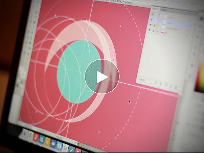 Logo design time-lapse alex deruette design illustrator lapse logo time