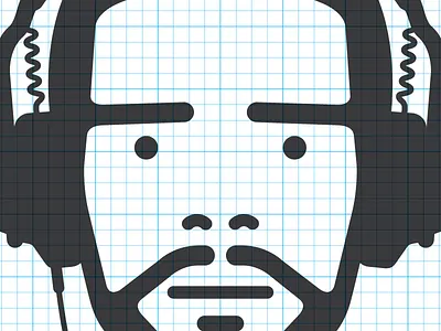 Profile Picture 2.0 avatar face headphones icon logo portrait profile