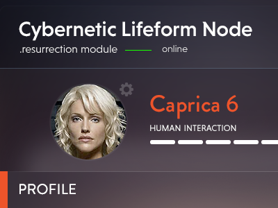 Re.Module battlestar caprica cylon dashboard galactica ui user interface