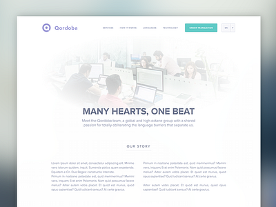 About Page Full Preview about about us corporate proxima nova website white