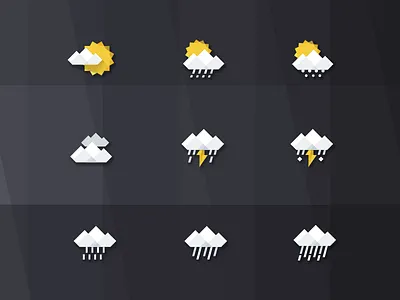 gray weather icon cloudy geometry gray icon lightning rain see shower theme visual weather