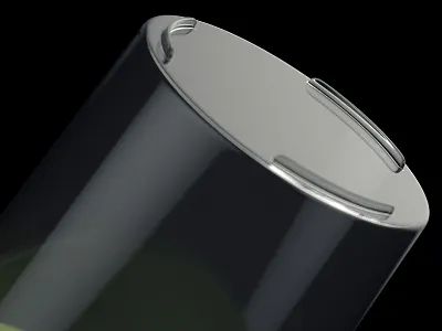 The cup c4d cup green lid lighting maxon plastic vray