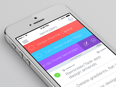Doer App app doer done life changing reminder task tick ui