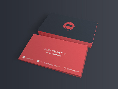 Personal business card alex business card deruette