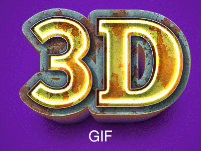 Photoshop 3D Neon Sign Text Effect Tutorial 3d effect neon neon sign photoshop psd sign smart object text tutorial