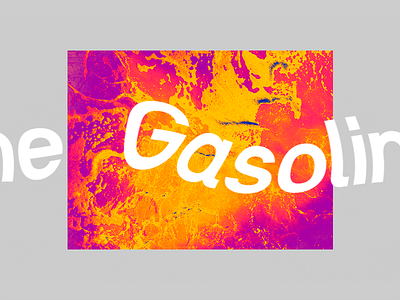 Gasoline clean gasoline psychedelic simple waves