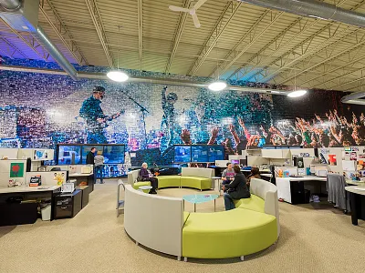 Magnetism Wall concert culture indianapolis instagram installation magnetism mosaic office perq photoshop rock n roll wall