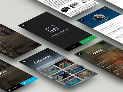 Medium for iOS blur concept full screen ios 7 iphone 5s medium menu