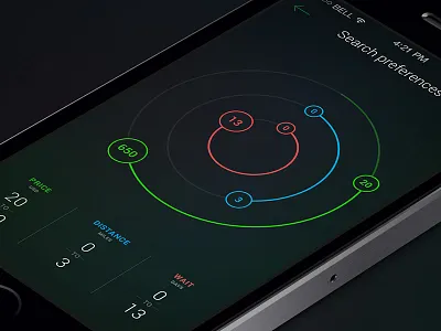 Search Preferences UI flat ios7 iphone new preferences rotate search select selector
