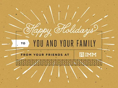 Holiday Card boulder colorado happy holidays holiday 2013 holiday card metallic gold screenprint