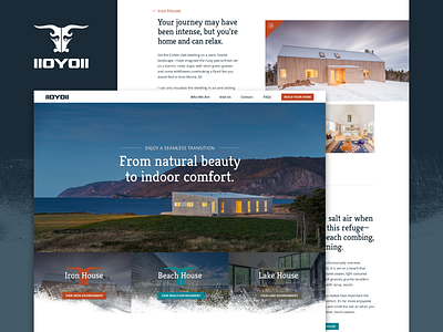 Lloyoll Prefabs Website Design desktop e commerce home builder prefab ui ux website website design