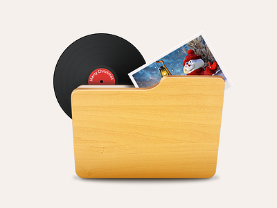File backup icon backup christmas file icon photo record storage ui
