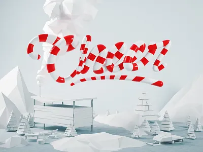 Desktop Wallpaper Project c4d cheer christmas desktop low poly mobile tfib wallpaper