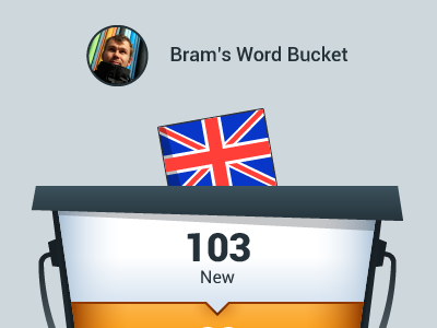 Word Bucket redesign android app design ios ui design
