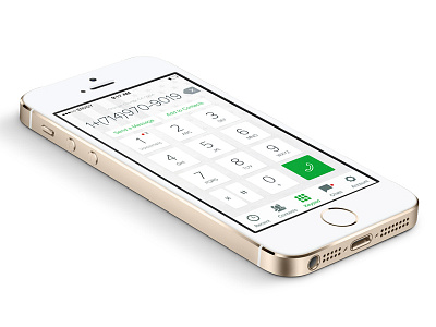 My Key Pad Redesign app dial pad ios key pad proxima nova retina ui user interface