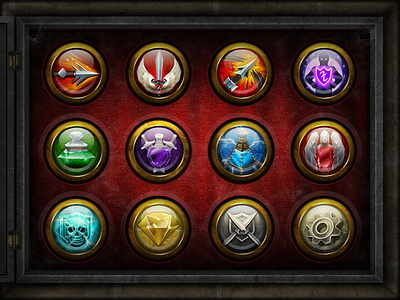 Icons ability arrow coin design game icons iphone mobile mortal instruments potions skull sword