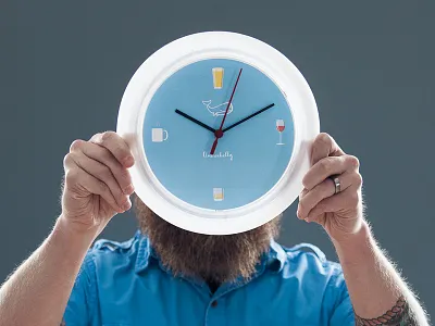 Clock Face client gift clock face illustration time