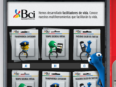 Vending Machine art direction bci concept nachitz vending machine