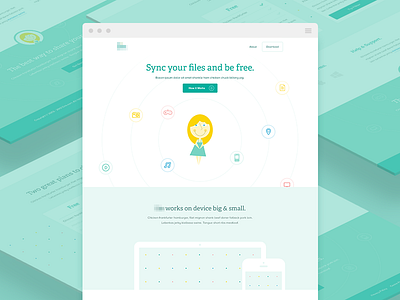 Home / Concept #1 clean flat green homepage light minimal safe secure wip