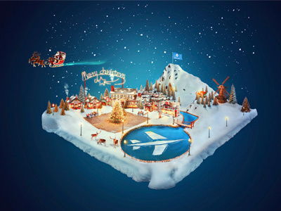 Incentex 3d bratus concepts digital imaging manipulation noel snow vietnam wallpaper xmas