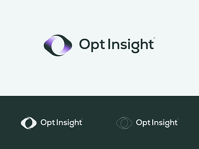 OptInsight - Logo branding clarity data eye insights logo optinsight pharma vision